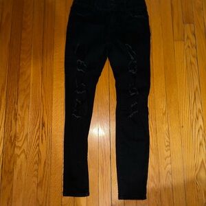 Refuge Black Distressed Women Jeans